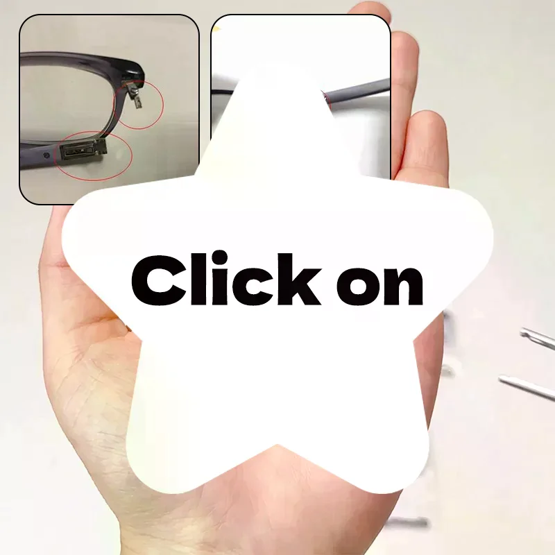2Pcs Eyeglasses Spring Insert Glasses Repairing Flex Temples Optical Frame Broken Replacement Part Accessory Stainless Steel