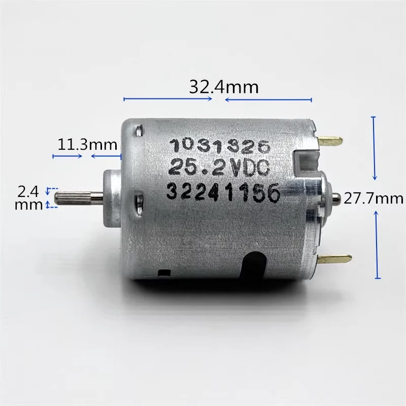 

JOHNSON 1031325 RS-365 Motor DC 12V 18V 24V 25.2V 12000RPM Micro 28mm Electric Carbon Brush Motor Knurled Shaft DIY Hobby Toy