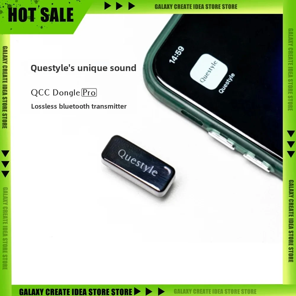 Questyle QCC Dongle Pro LDAC Bluetooth 5.4 Transmitter Supports Snapdragon Lossless Sound with AptX Transmitter Enjoy LDAC Gifts