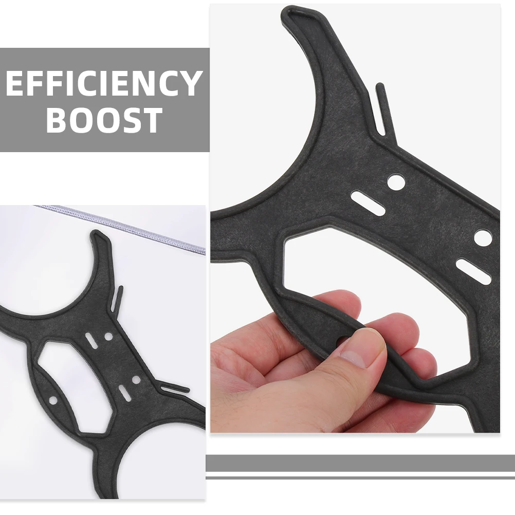 Avvolgicavo in plastica resistente da 6 pezzi per elettrodomestici, corde luminose da cucina, organizer per riporre cavi, salvaspazio