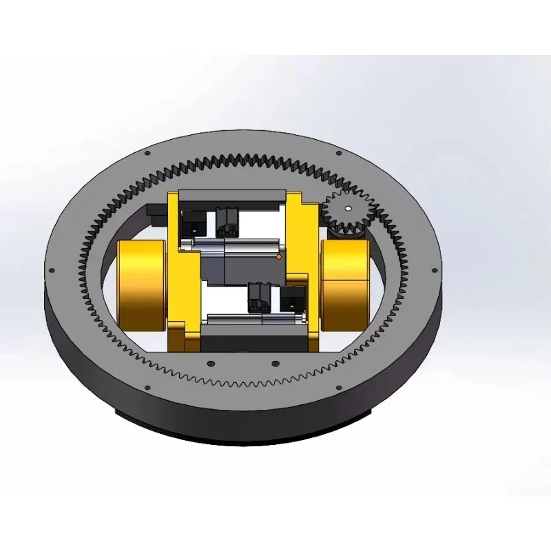 Plutools 400W Differential Wheel Unit 85mm for AGV Smart Parking Material Handling Equipment Parts