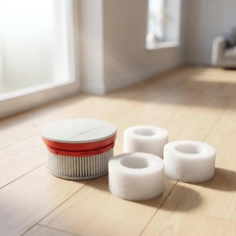 Replacement HEPA Filter With Sponge For Dreame=V7 V8 V9 V10=V11=V12 Vacuum Cleaner Parts High Efficiency Dust Capture=