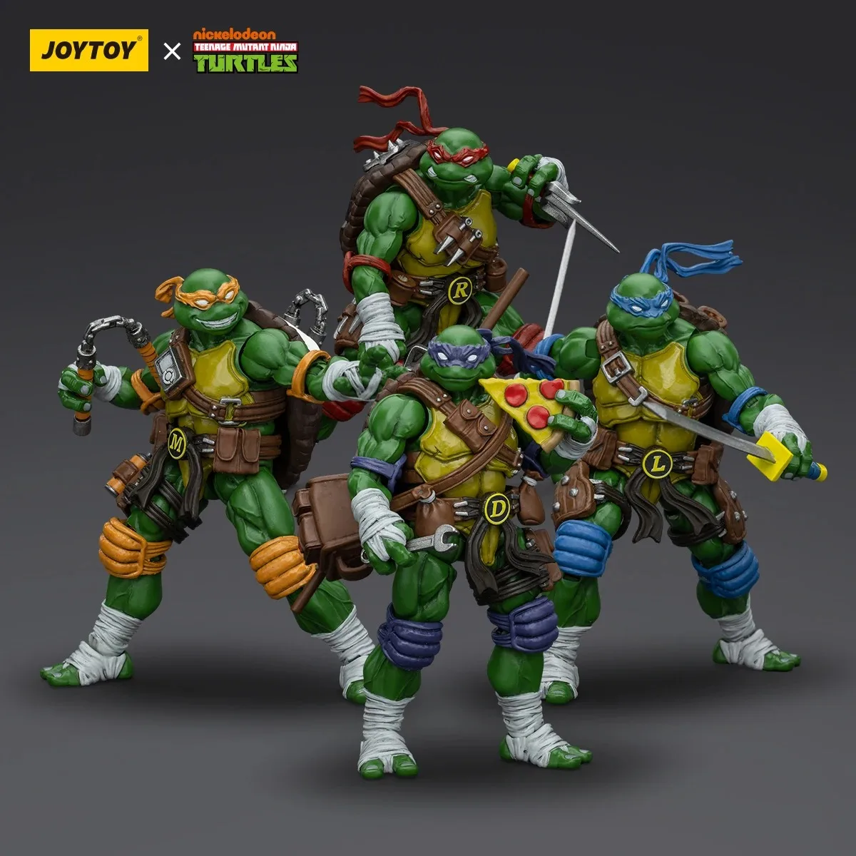 

[Предзаказ] JOYTOY TMNT 1/18 фигурки героев из мультфильма Рафаэль Леонардо Донателло Микеланджело 4 шт. модель подарок