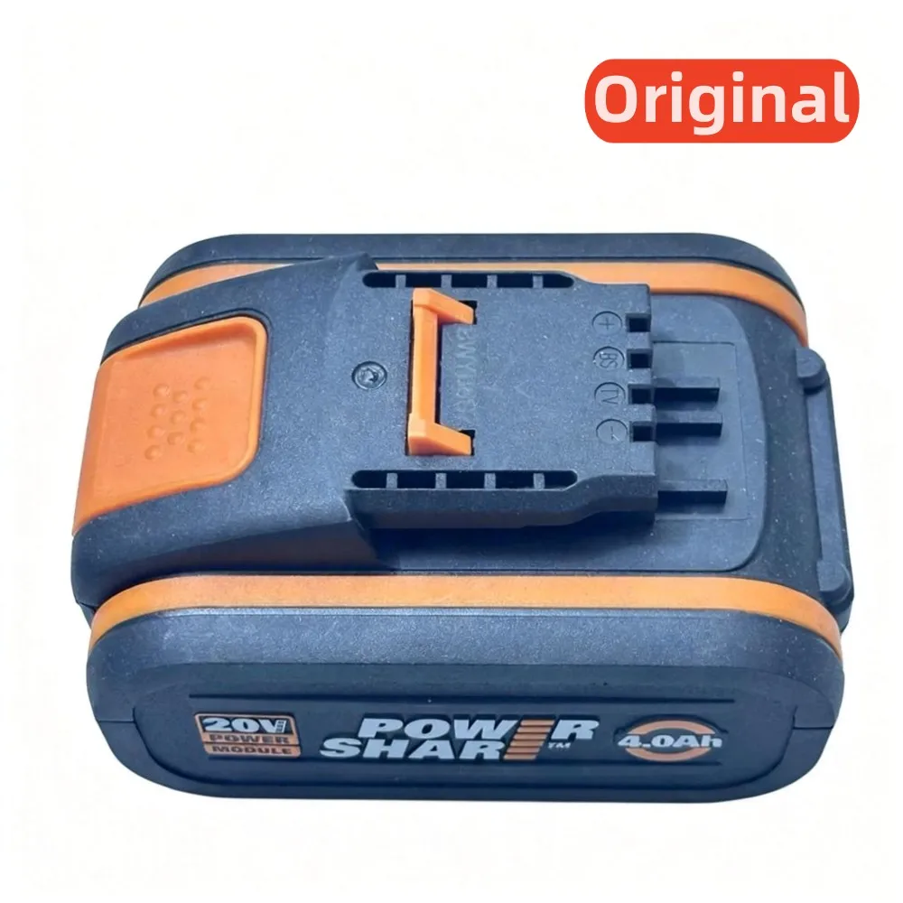 

Оригинальный аккумулятор 2Ач 4Ач для электроинструментов WORX 20V WA3553 WA3572 WG629: дрель, угловая шлифмашина, пила, шуруповерт, ударный инструмент