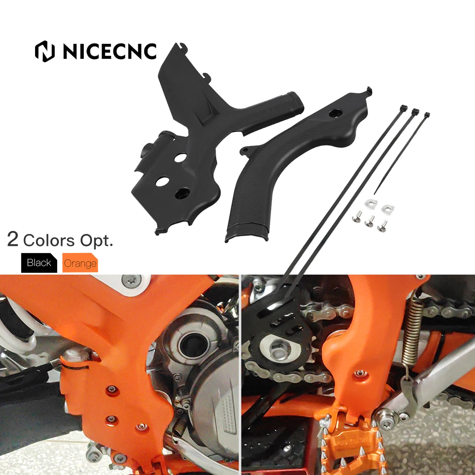 

For KTM EXC 300 EXC 250 EXCF 350 EXC 450 XCW 300 XCFW 2020-2022 SX 125 SXF 250 SXF 450 XC XCF 2019-2022 Frame Protector Guard
