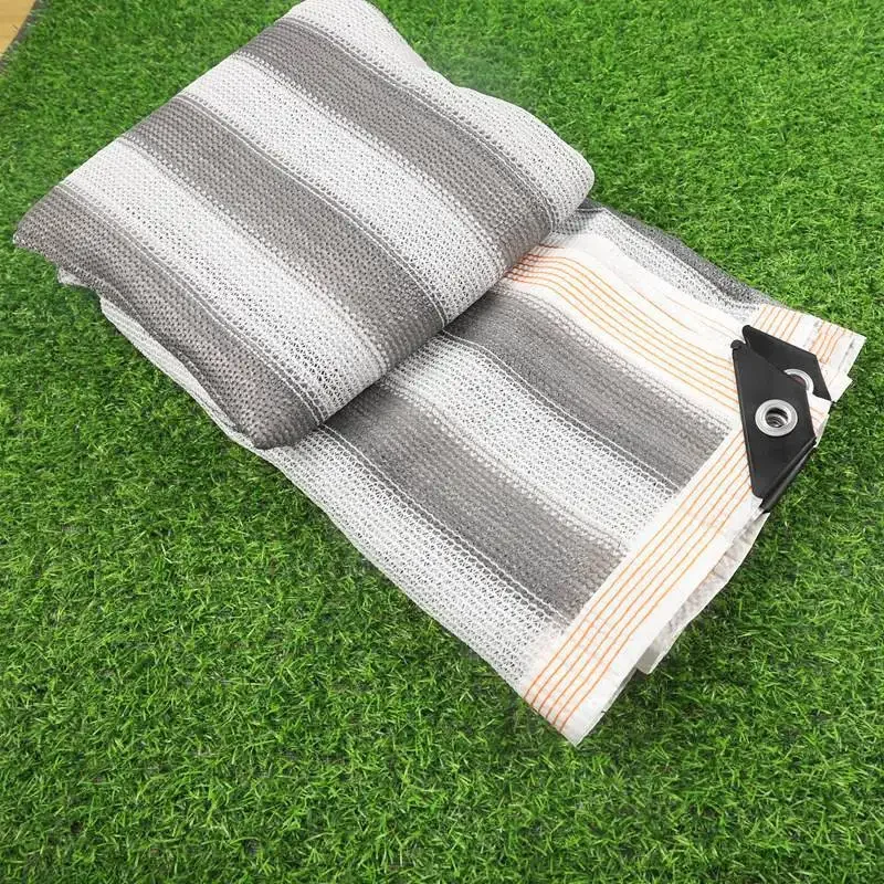 HDPE Stripe Sun Shade Net Balcony Privacy Screen Fence Net Garden Buildings Sunshade Net Terrace Swimming Pool Fence Winding
