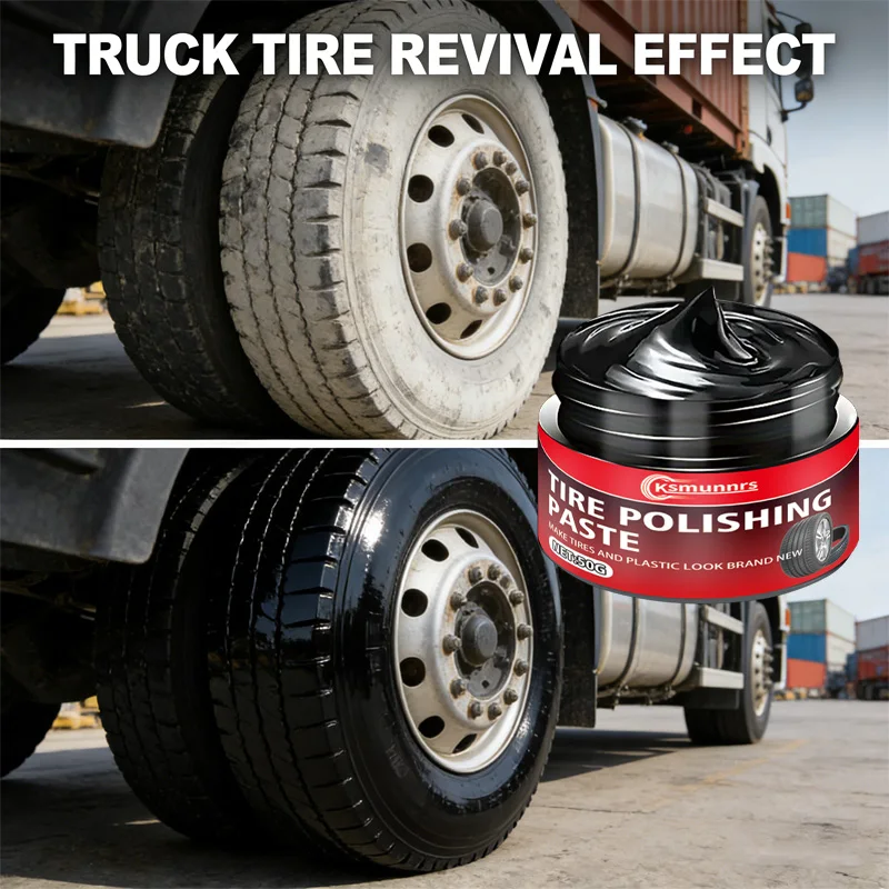 Premium Tire Wax: Durable Enhancer Anti-Aging Long-Lasting Shine image 3