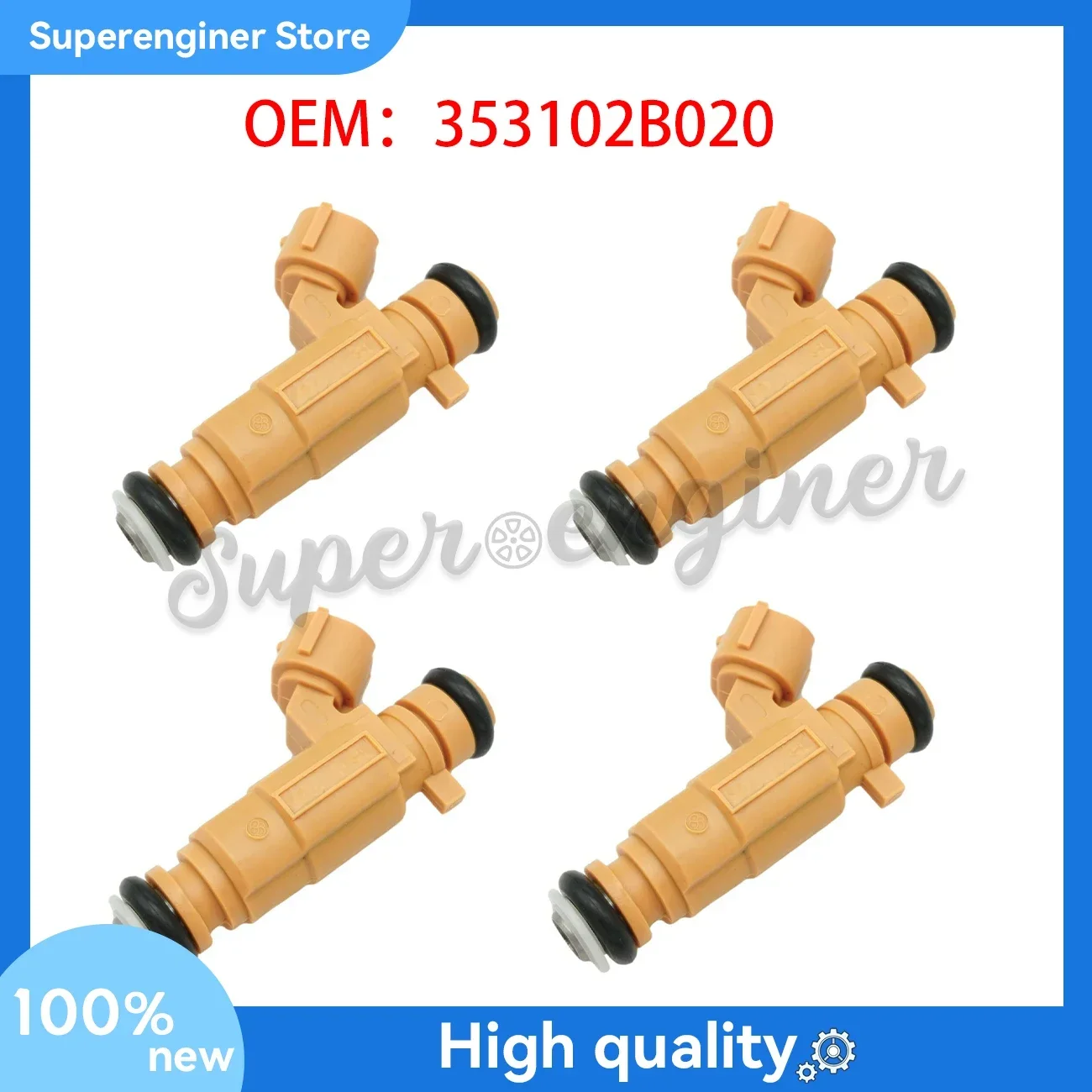 4 Petrol Fuel Injector 35310-2B020 for Hyundai 1.4 1.6 Petrol i20 i30 Accent Elantra Veloster 353102B020