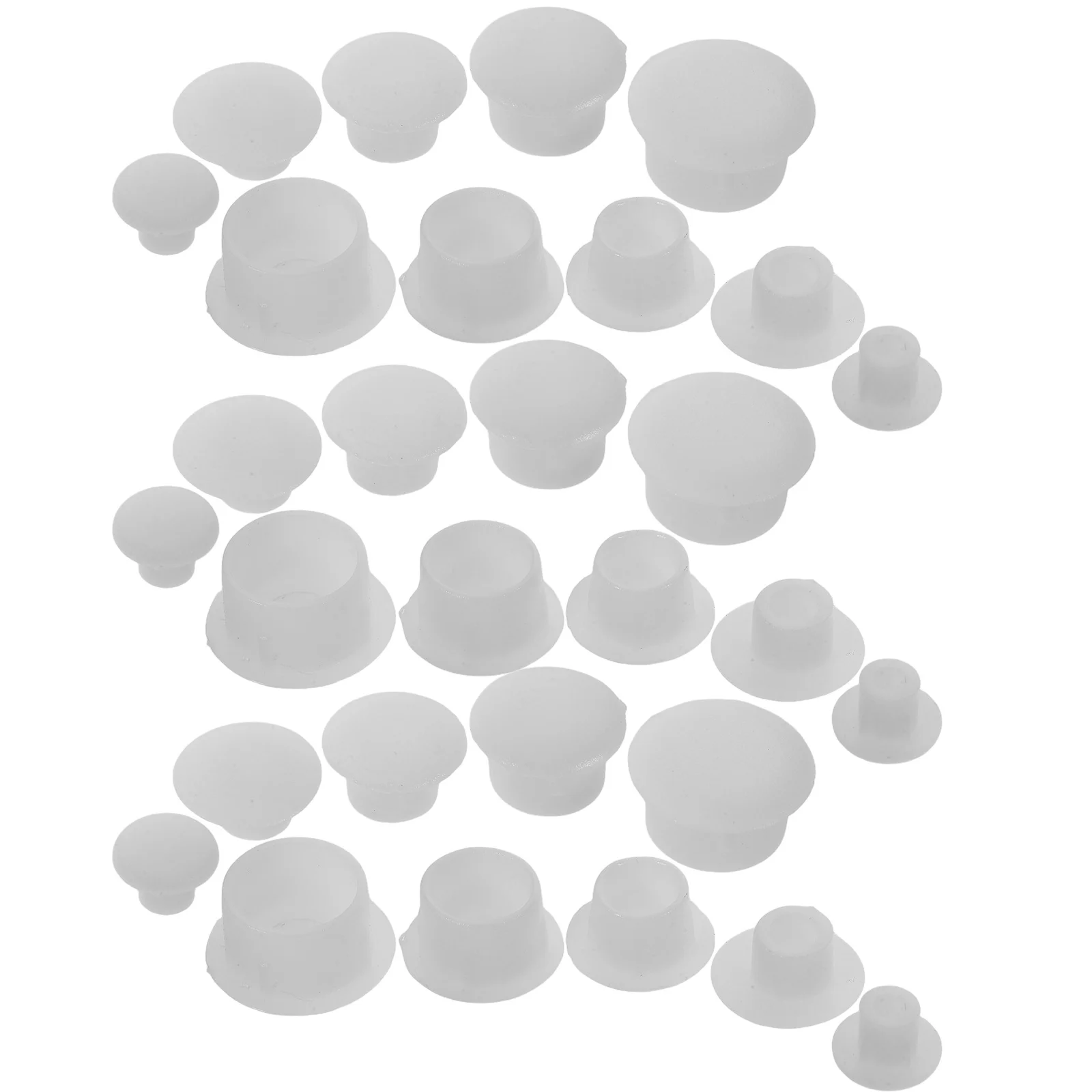 150 قطعة من البلاستيك ثقب المسمار المقابس قبعات بلاستيكية مستديرة خزانة أثاث مكتب الجرف خزانة المسمار يغطي التوصيل عدة