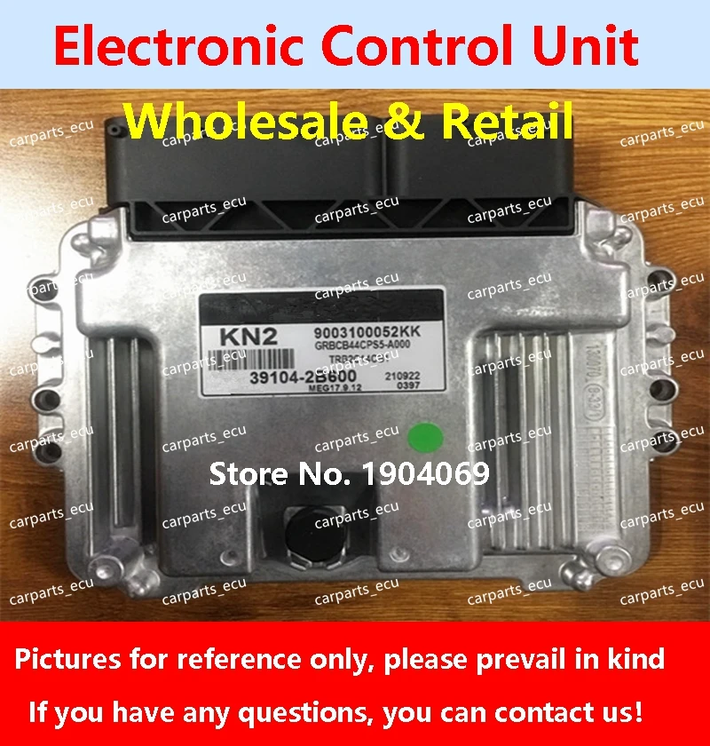 

39112-29114 HHC ECU 39134-2B702 L94 39134-2B711 527 для Hyundai Elantra MEG17.9.12 Компьютерная плата двигателя автомобиля 39104-2B600 KN2