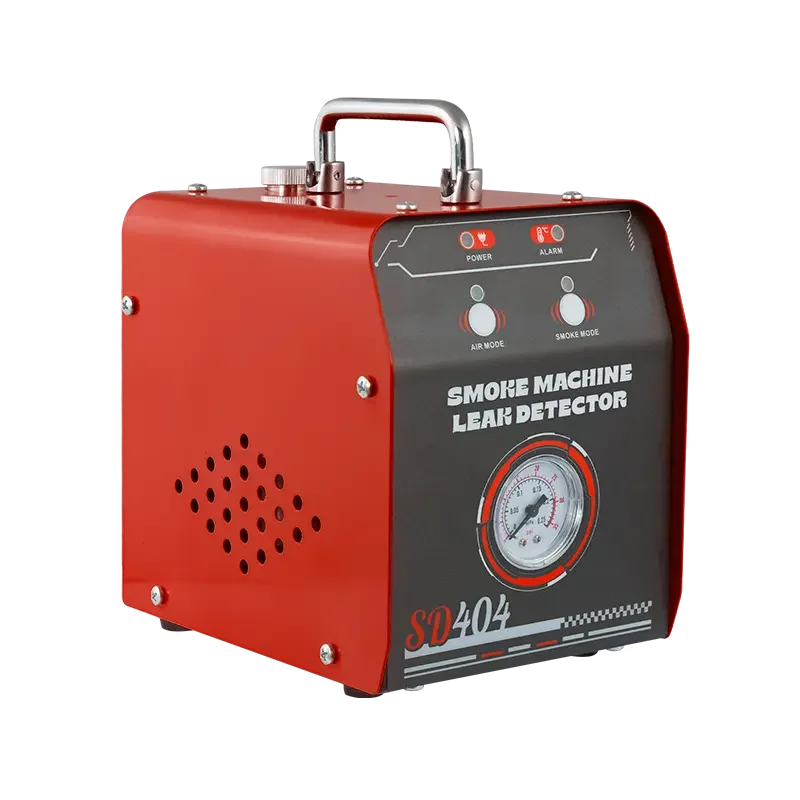 Automotive Smoke Machine Leak Detector 12V Dual Mode Car Pipe Leakage Tester with Pressure Gauge & Adjustable