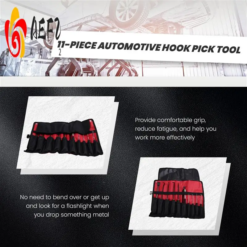 

AEF2-11-комплект автомобильного крючка и набор инструментов для тяжелых условий эксплуатации, изолированный, неэлектрический, для шайб уплотнительных колец и деталей микротипа