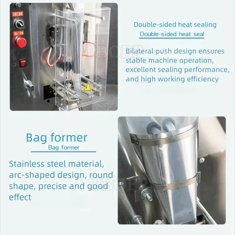 

PBOBP Automatic Sealing Filling And Packing Machinery Liquid Bean Milk Pouch Sachet Water Pillow Packing Machine ﻿