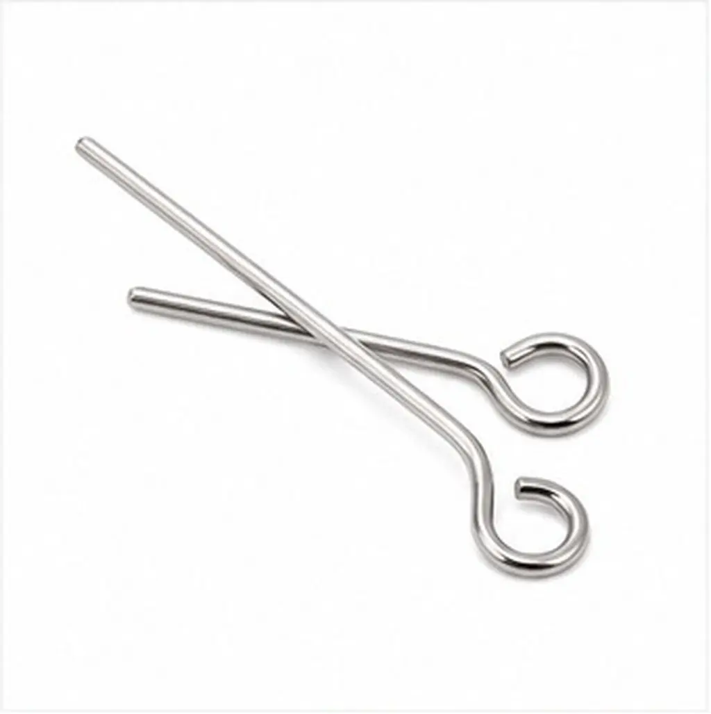 1200Pcs Stainless Steel Jewelry Making Connectors Open Eye Pins Strong DIY Findings for Necklace Bracelet Earring Anklet Crafts