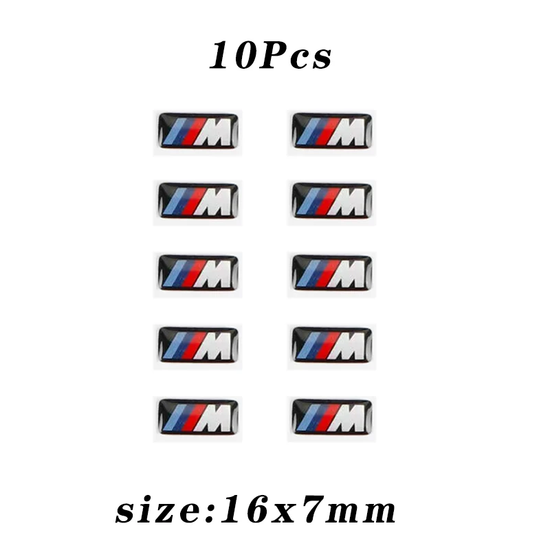 For All BMW E46 E39 E38 E90 E60 E36 F30 F20 X1 X3 X5 M Logo Car Steering Wheel Hub Caps Center Emblem Badge Sticker DIY Sticker