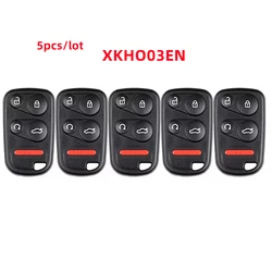 Xhorse XKHO03EN XK Wired Remote Key VVDI Car Key 4+1 Buttons Universal Flip Car Key For Honda 5pcs/lot