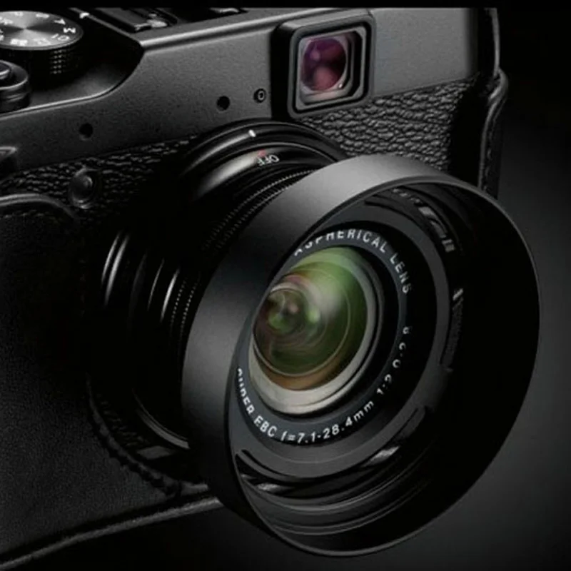 CozyShot Lens Hood For FUJI X10 Fujifilm LH-X10 Metal Lens Hood