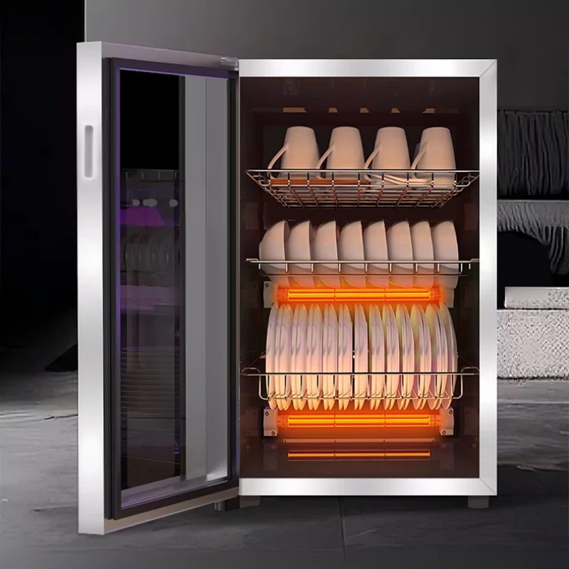 

Шкаф для дезинфекции кухонной утвари, бытовой настольный шкаф для дезинфекции, вертикальный коммерческий шкаф