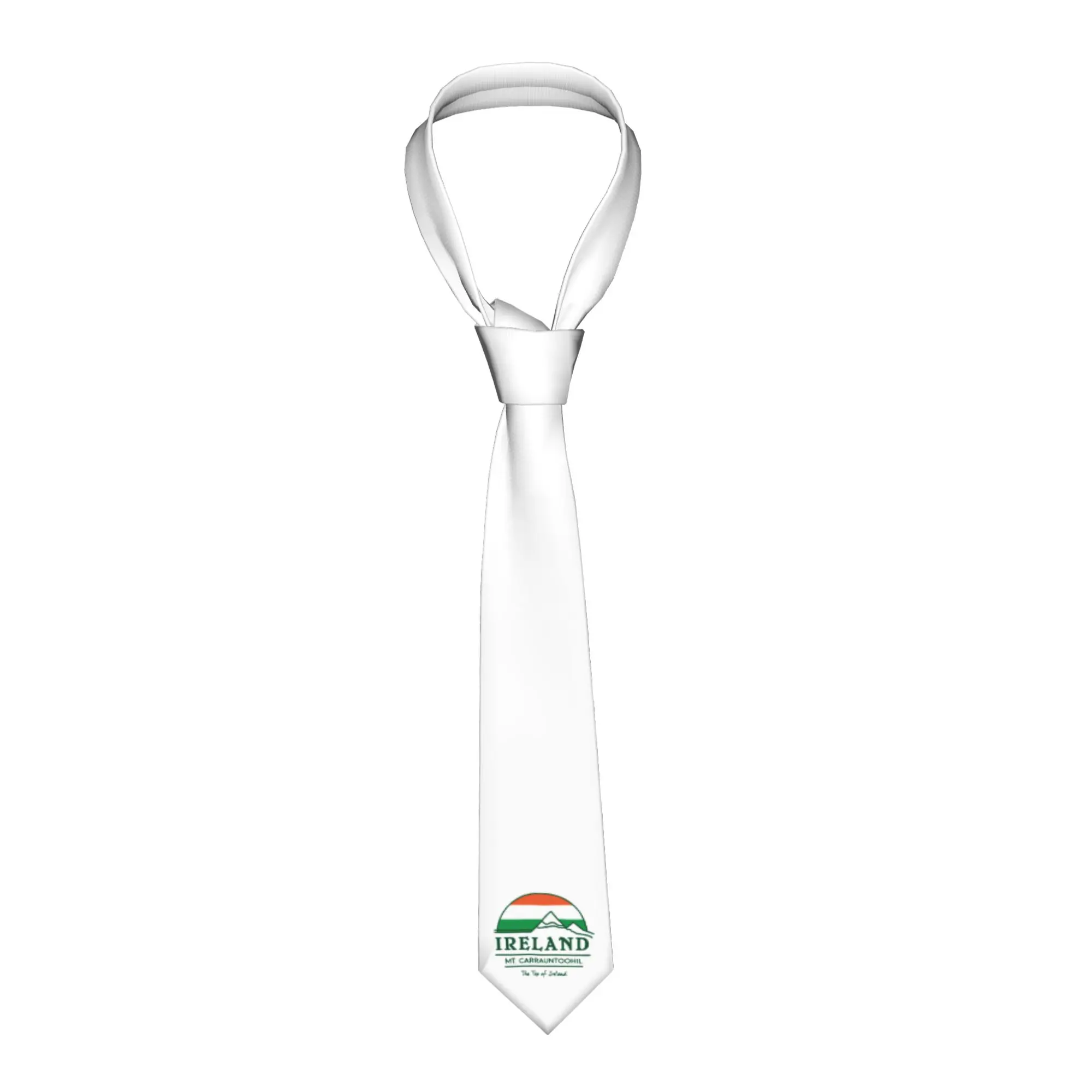 IRELAND Mt Carrauntoohil Tie Men Classic Silk Irish Republicans Neckties for Wedding