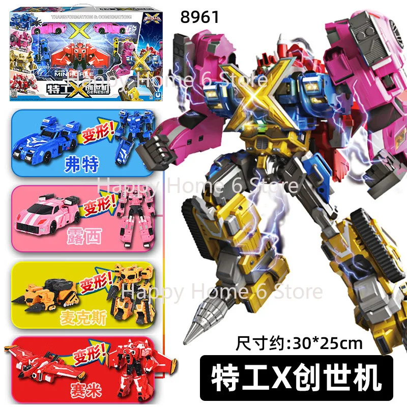 

2025 Mini ForceⅢ Third season New Super Dinosaur Power Mecha Transformation Combined Robot Toy Weapon Set Toy gift ornaments