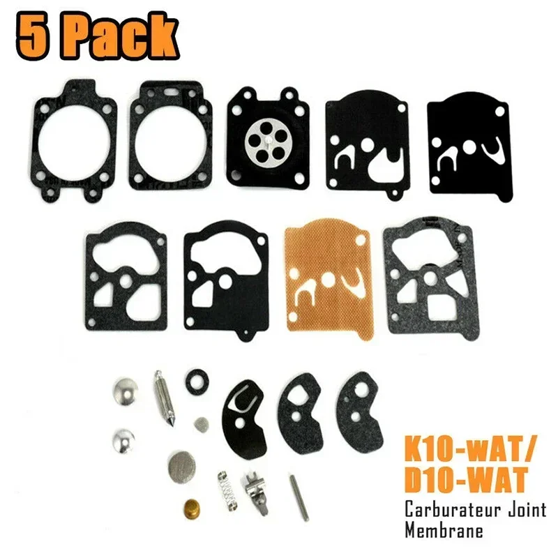 Imagem -05 - Kit de Reparo de Pacotes para Vedação de Diafragma de Carburador K10 Wat Wad10 Wat Melhora o Desempenho do Motor Fácil de Instalar
