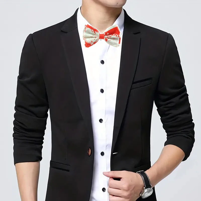 جديد ربطة عنق على شكل فراشة ربطة القوس فيونكة للرجال والنساء "هالوين دم مصاص دماء" تصميم فستان سهرة ربطة عنق Gravata حفل زفاف بووتيس هدية