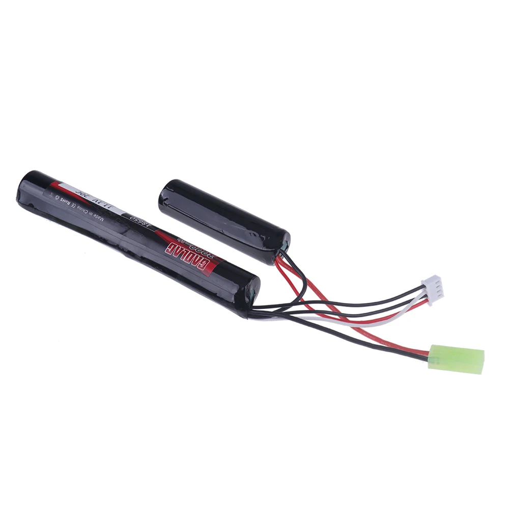 Bateria Mini Airsoft Gun, Bateria Lipo RC, Modelo AKKU, 11.1V, 3000mAh, 20C, 2 células