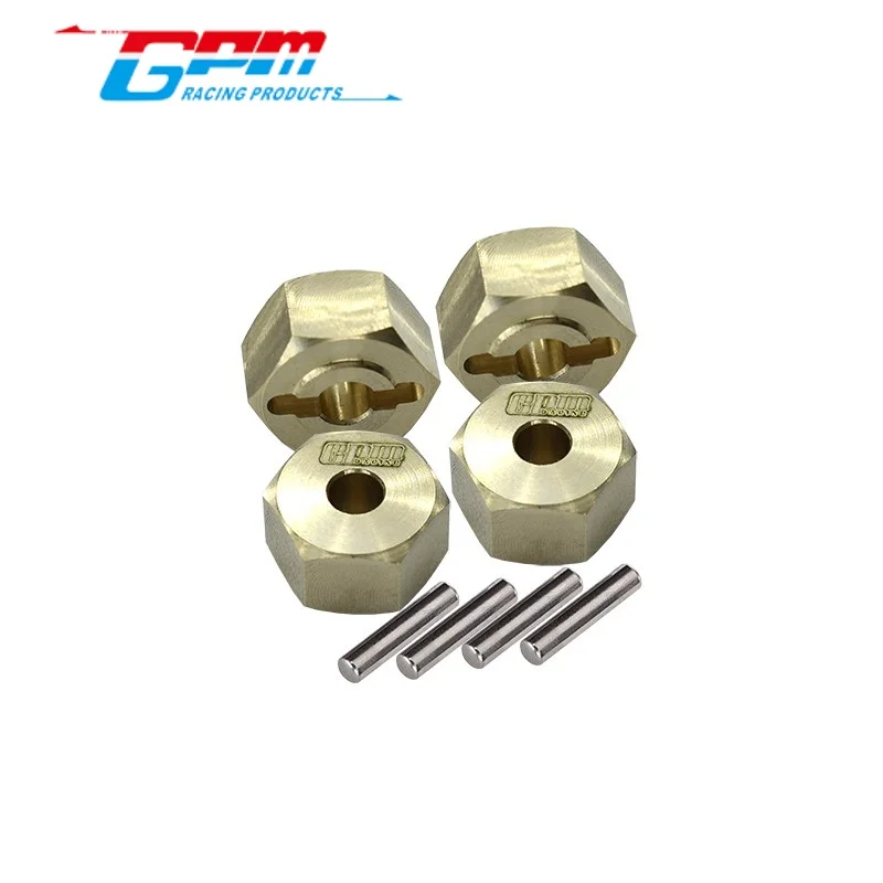 Adaptadores Hexagonais de Latão GPM UTB010X/7.5 (12X7.5MM) para Upgrade de RC AXIAL 1/18 UTB18 CAPRA