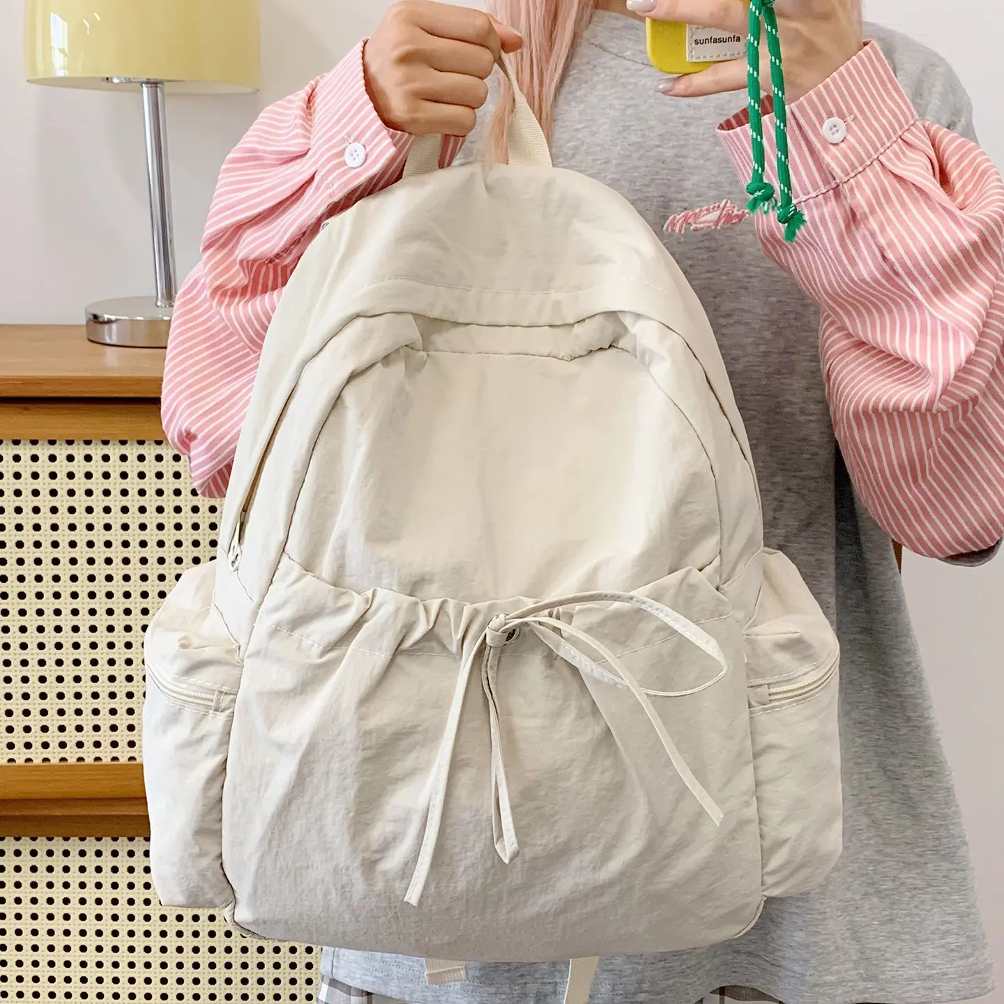 Casual Rucksack Frauen Große Kapazität Mode Junior High School Student Stoff Tasche Koreanische Reise Rucksack mädchen schule rucksäcke