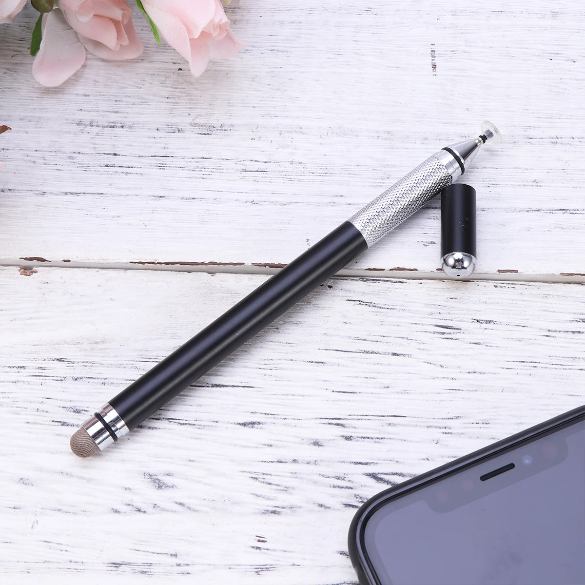 

Universal Stylus Pen Stylish Disc Stylus Touch Screen Pens Capacitive Painting Pen for Phones Tablets Laptops (Black)