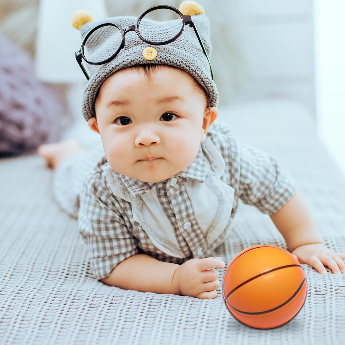 20 piezas juguetes de destreza favor baloncesto pelotas antiestrés Mini deportes apretar pelotas de baloncesto suaves entretenimiento interior