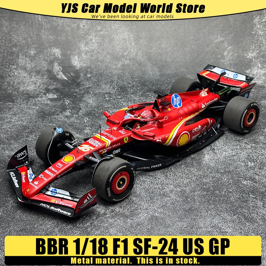 

BBR 1:18 Scale SF-24 2024 US GP F1 Racing Model Car Model Collection