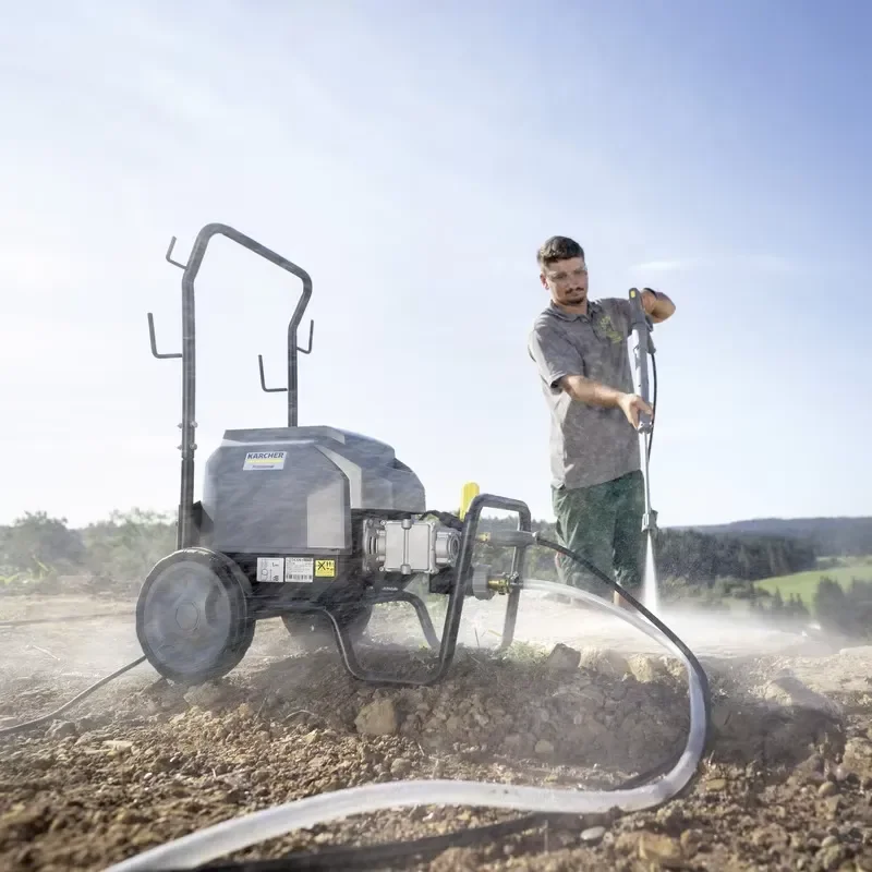 Versatile High-pressure Washer HD 6/15-4 M Karchers Robust Pressure Cleaner for Commercial Use Heavy-duty Pressure Washer