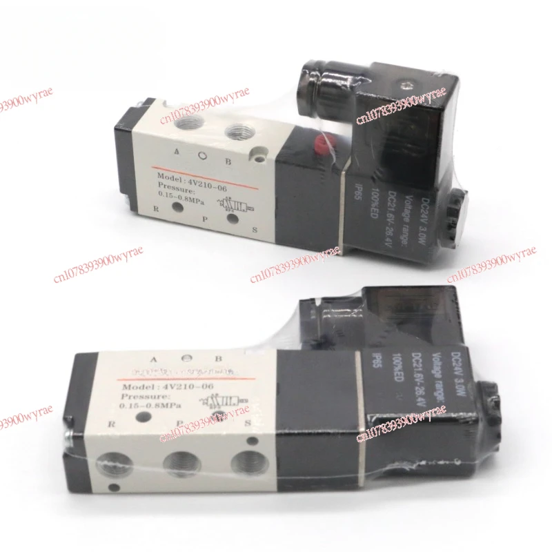 Two position five way, solenoid valve 4V210-06 4V21006B 4V21006A