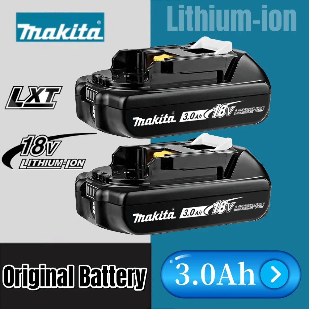 

Original Makita 3Ah/ Makita 18V 3.0Ah Battery BL1830B BL1850B BL1850 BL1840 BL1860 BL1815 Replacement Lithium 3000mAh Battery