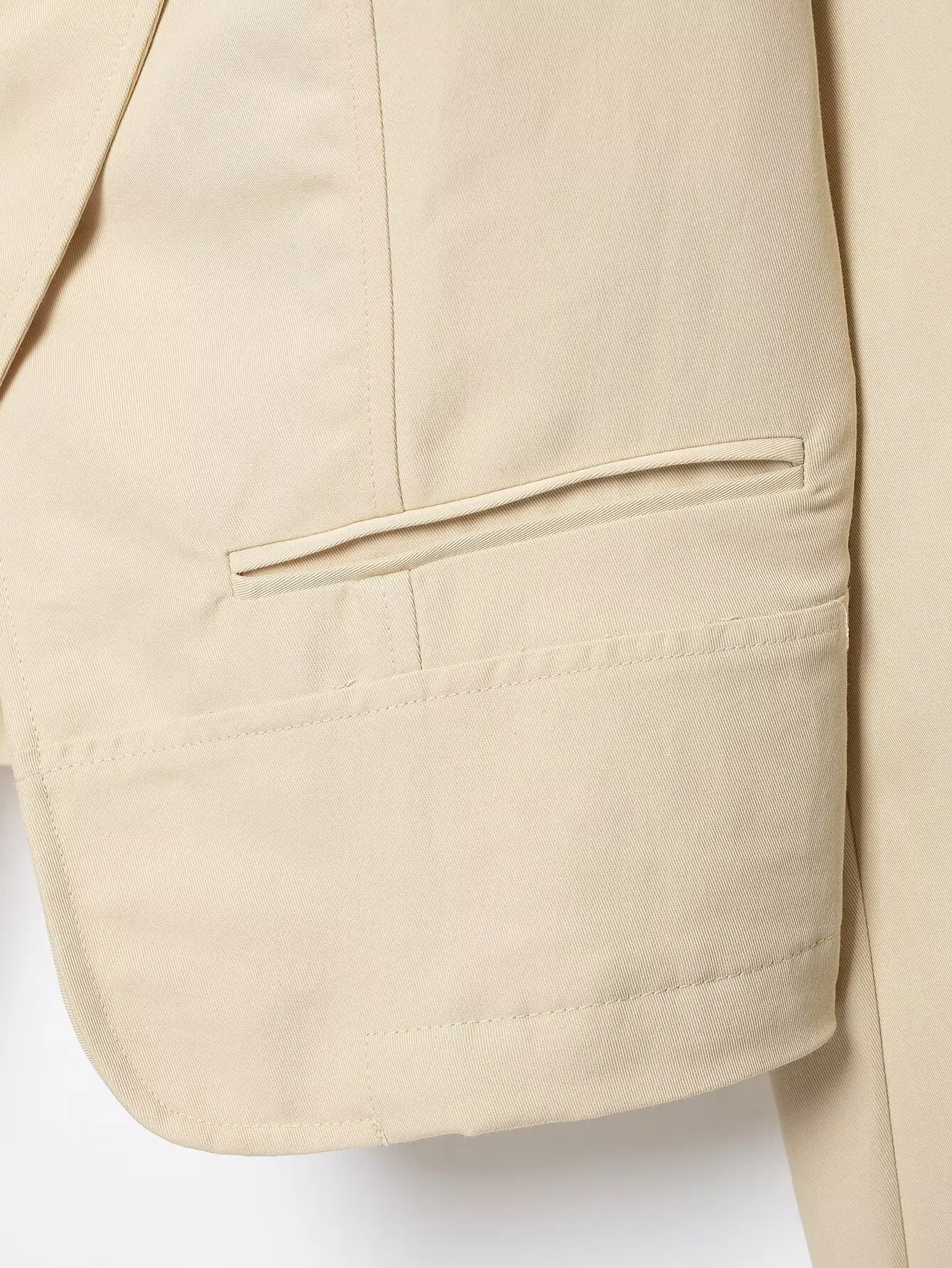 KONDALA Women Chic Commute Double Breasted Blazer Office Lady Stand-Collar Slim Blazer 2025 Early Fall Trendy High Street Blazer