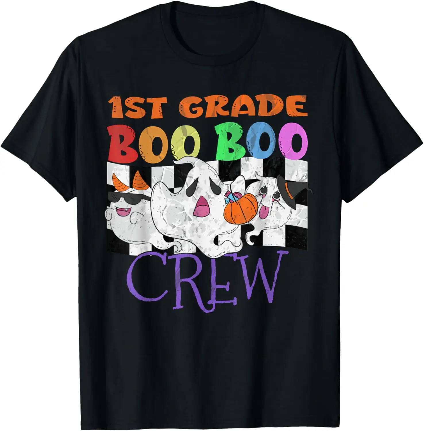 1st Grade Boo Crew Teacher Student Halloween Costume T-Shirt