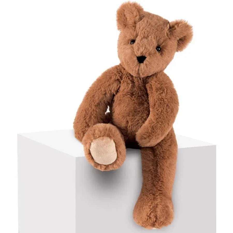 

15 Inch Brown Bear Plush Toy Ultra Soft Stuffed Animal for Boys Girls Snuggling Gift Buddy Collection Classic Cute Plushie