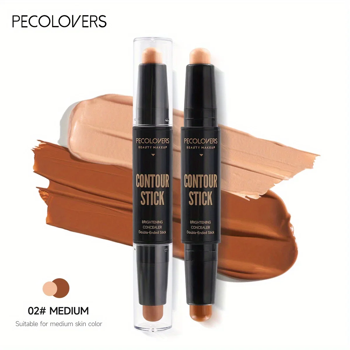 Doppel Kopf Highlight Stift Gesicht Make-Up Flüssigkeit Wasserdicht Contouring Foundation Kontur Make-Up Concealer Stick Bleistift Kosmetik