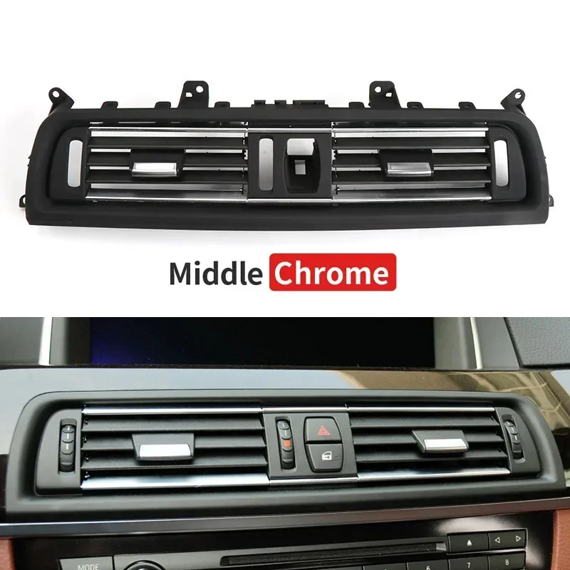 F06 F12 F13 Dash Center Console Air Conditioning Vent Panel Left/Right AC Vent Grille Outlet Cover For BMW 6 Series 630 635 640