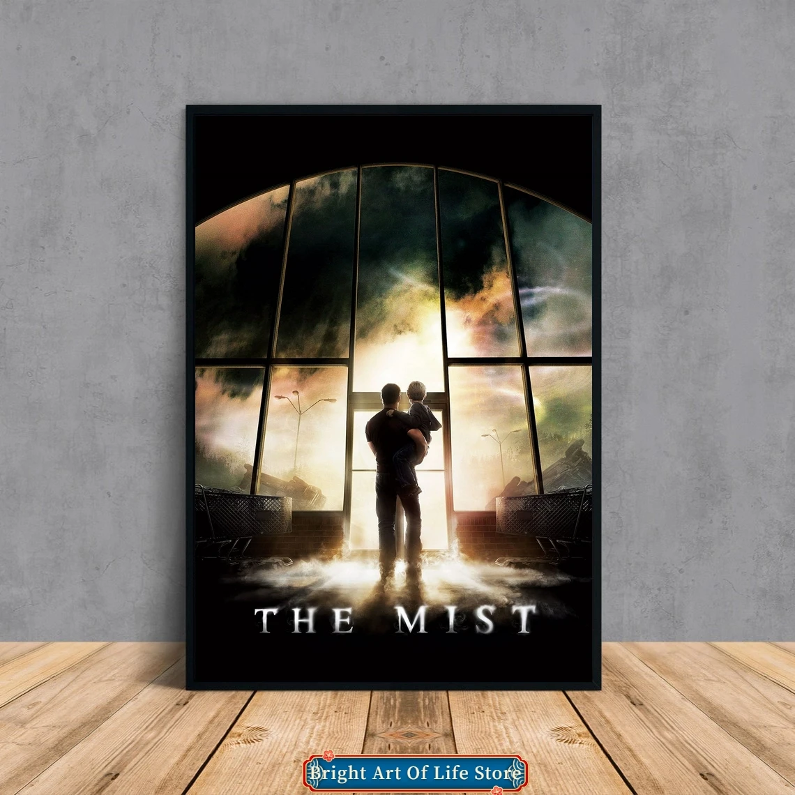 

The Mist (2007) Classic Movie Poster Cover Photo Canvas Print Apartment Home Decor Wall Painting (Unframed)