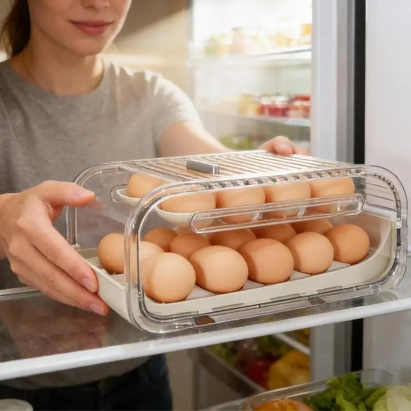 Clear Tall Observability Refrigerator Oocyte Storage Tray for Easy Innovation Observing and Organized Oocyte Maintaining B03E
