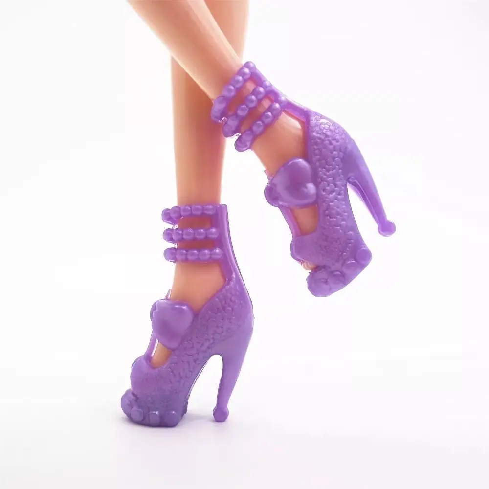 High Quality 30cm 1/6 Doll Shoes Original Plastic Super Model Boots Doll Accessories High Heels Shoes Doll Accessories