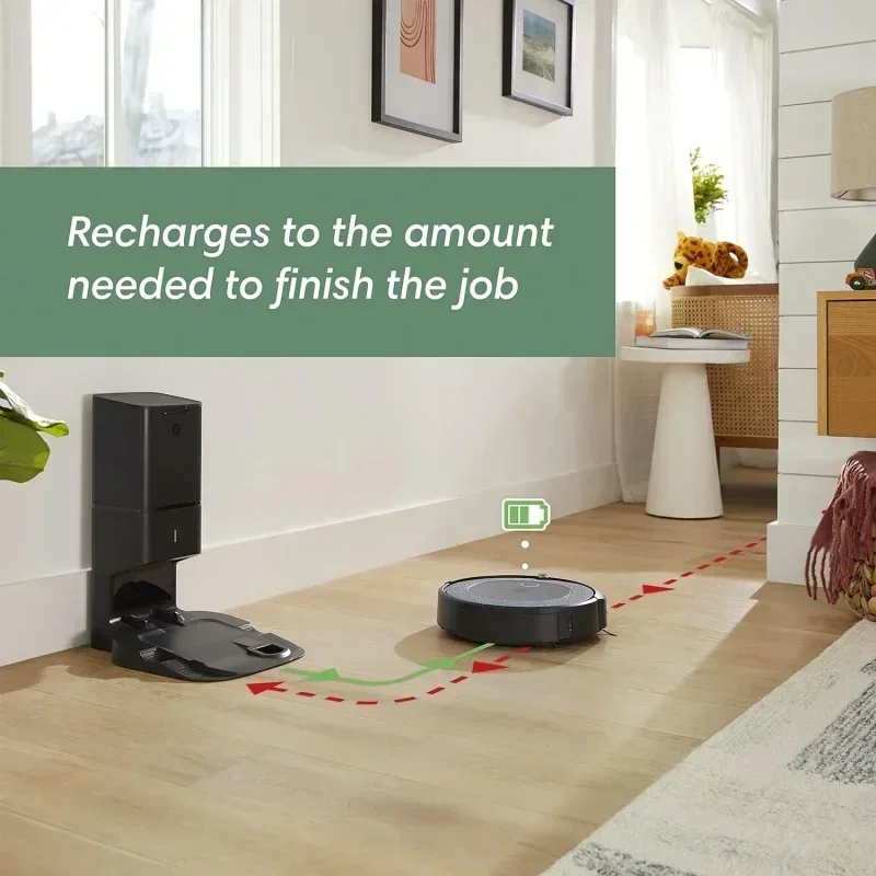 D2BiRobot Roomba i4  EVO Self Emptying Robot Vacuum- Empties Itself for up to 60 Days,Clean by Room with Smart Mapping,with Alex