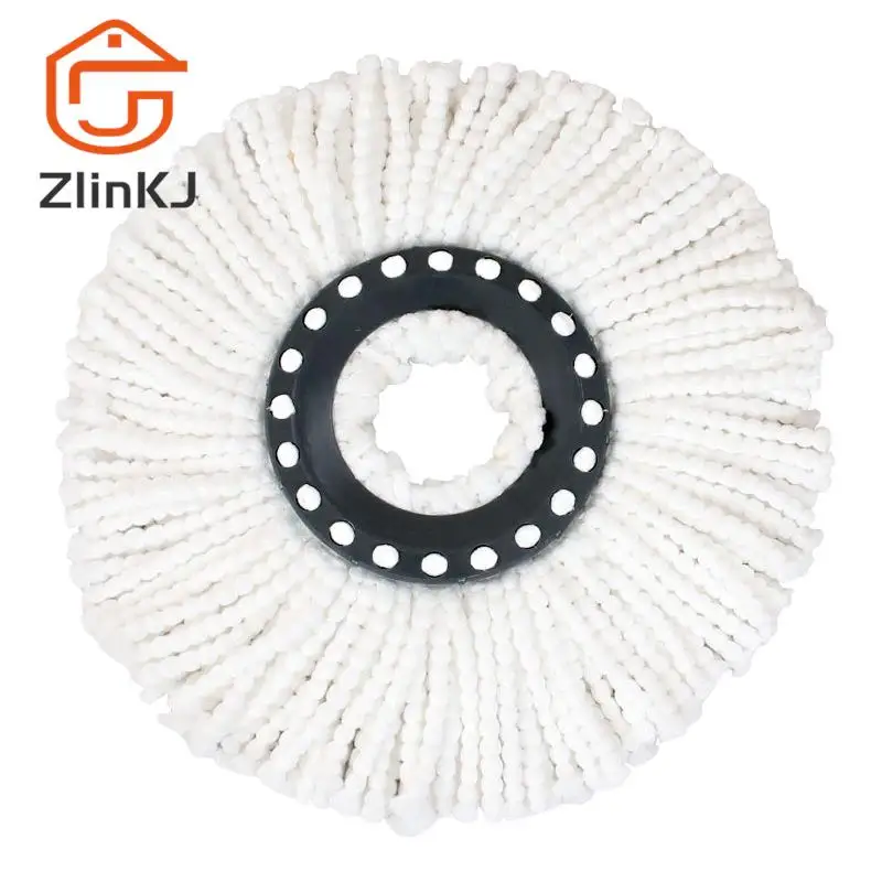 1PC Xoay Tròn 16Mm Lau Đầu Microfiber Giẻ Lau Vải Thay Thế Làm Sạch Dụng Cụ