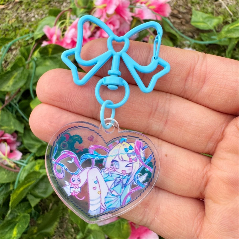 ゲーム NEEDY GIRL OVERDOSE レインアメ コスプレ衣装 キーホルダー キーチェーン ペンダント アクセサリー 小道具 ギフト