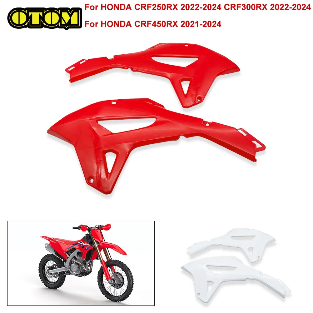 

For HONDA 2021-2024 Motorcycle Fuel Tank Guard Body Fairing Mudguard Shrouds Plastic Cover Panel CRF250RX CRF300RX CRF450RX Bike