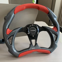 D-type horn drift racing steering wheel game steering wheel is suitable for Toyota Honda Volkswagen