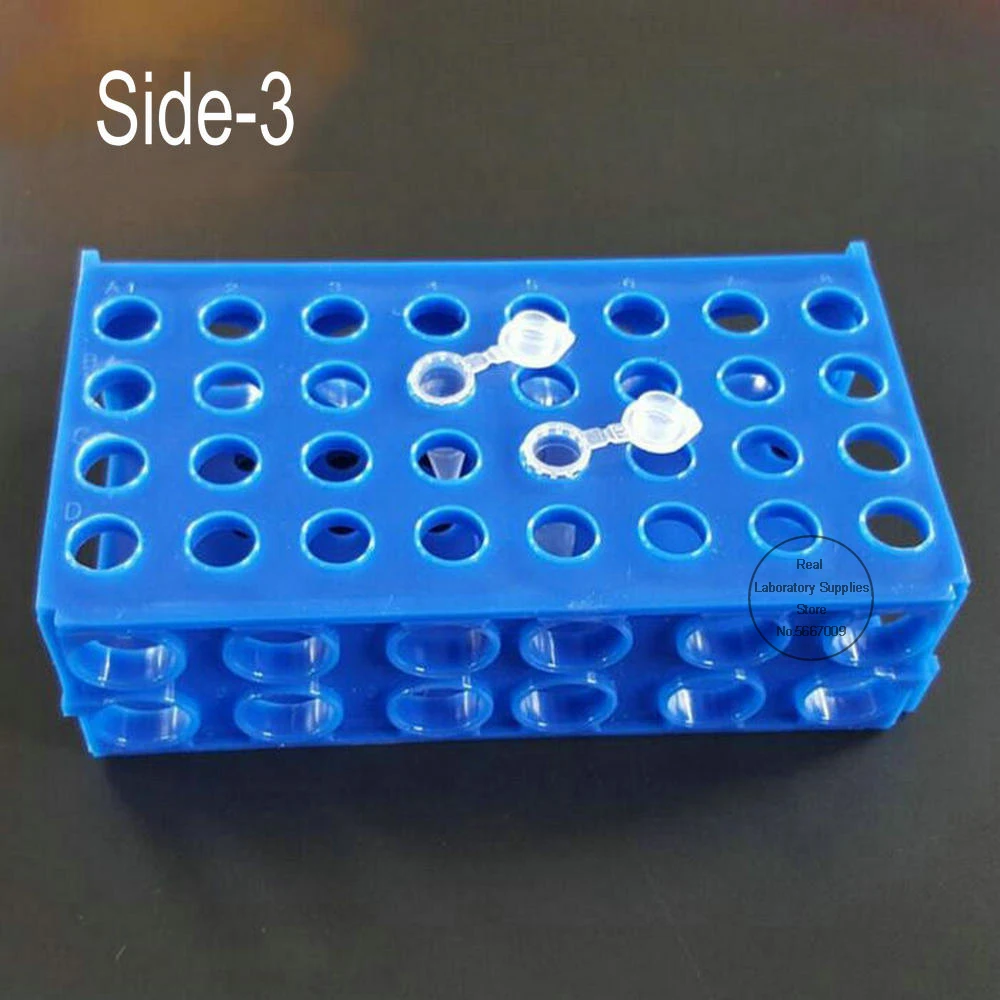 1pcs plastic 0.5ml 1.5ml 10/15ml 50ml Multifunctional centrifuge tube rack freezing test tube holder Available on four sides