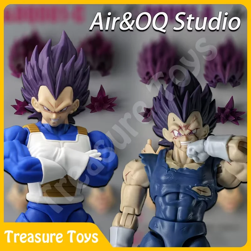 AIR&OQ 001 Ultra Ego Vegeta Kopf Gesichtsskulptur Zubehör Dragon Ball Z Anime Actionfiguren Super Saiyan God Geburtstagsgeschenk